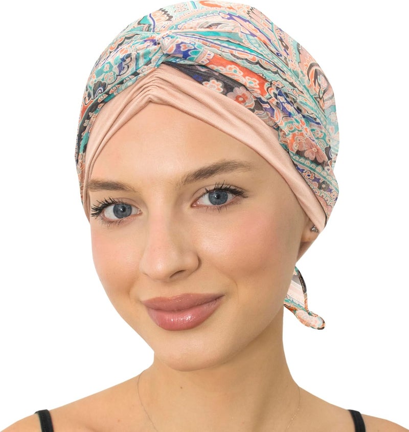CAPLORD Head Scarf for Women Skull Cap Chemo Patients Headwear Cancer Hair Loss Scarf Headwrap Cover Hat Turban Covering Wrap - Image 5